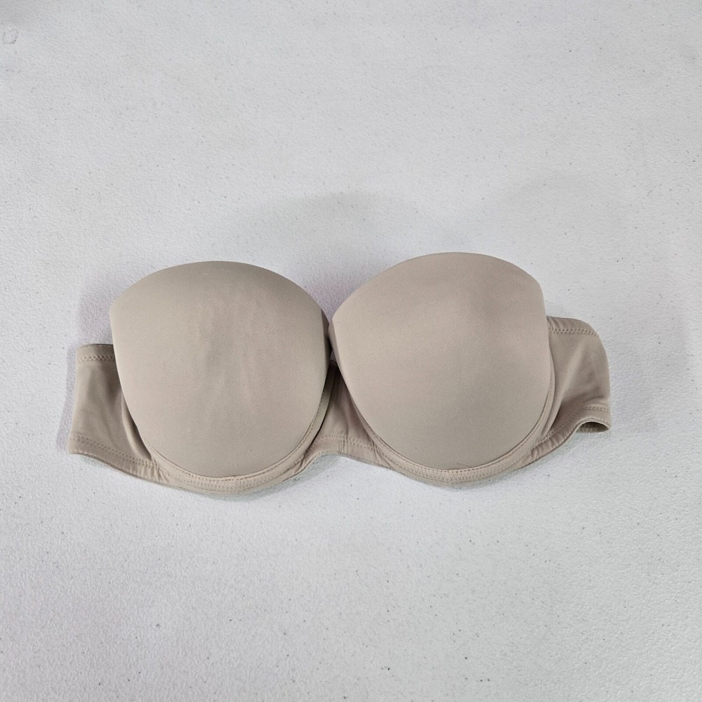 PINK Victoria's Secret Women Bra 34B Beige Everywhere Multiway Push Up NO STRAPS